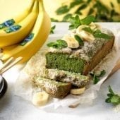 Vegan pandan organic Chiquita banana bread